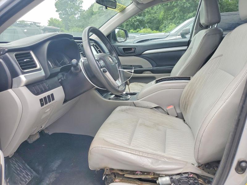 2016 Toyota Highlander VIN 5TDBKRFHXGS307722 COPART salvage auction — MINOR DENT/SCRATCHES, Tn - Certificate Of Title (P), sold $7,700 on 2026-07-09 (photo 7)