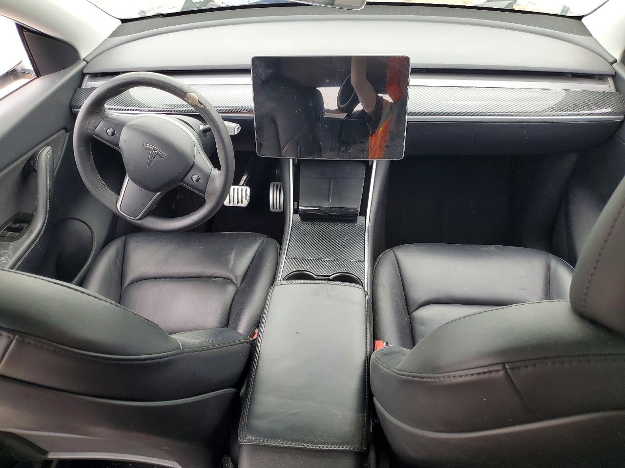 2021 Tesla Model Y VIN 5YJYGDED8MF110626 COPART salvage auction — Rear End, TX - CERTIFICATE OF TITLE (P), sold $4,950 on 2026-07-09 (photo 8)