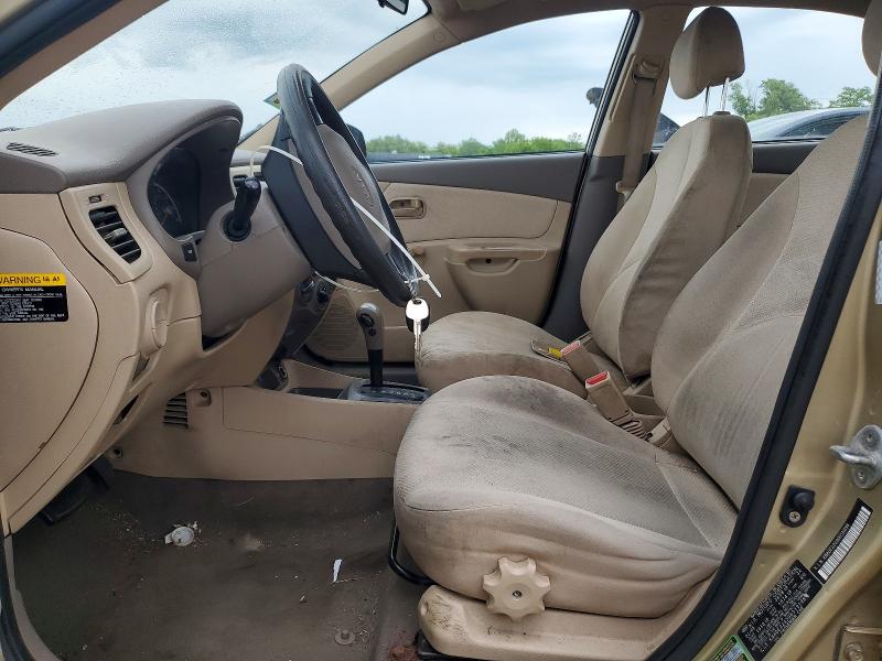 2009 Kia Rio VIN KNADE223396519198 COPART salvage auction — REAR END, Il - Salvage Certificate, sold $275 on 2026-07-17 (photo 7)