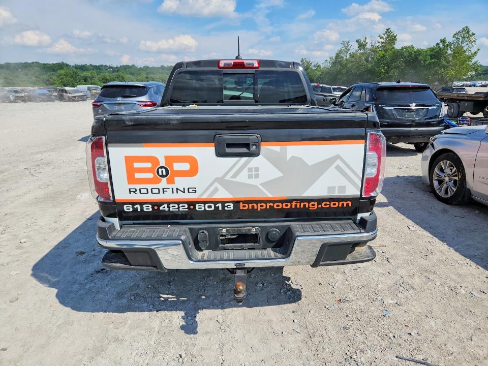 2016 Gmc Canyon VIN 1GTG6CE39G1393129 COPART salvage auction — FRONT END, Wv - Salvage Certificate, sold $1,500 on 2026-08-03 (photo 6)