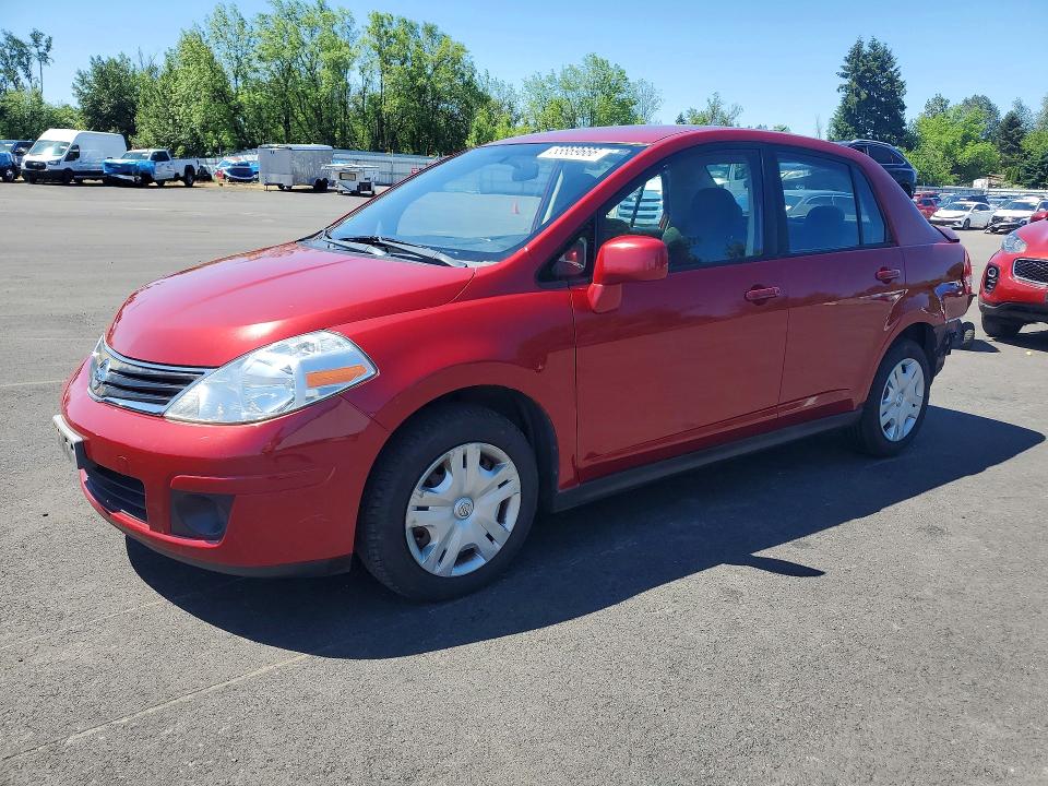 2011 Nissan Versa VIN 3N1BC1AP1BL455000 COPART salvage auction — REAR END, Or - Salvage Title Certificate, sold $325 on 2026-07-22 (photo 1)