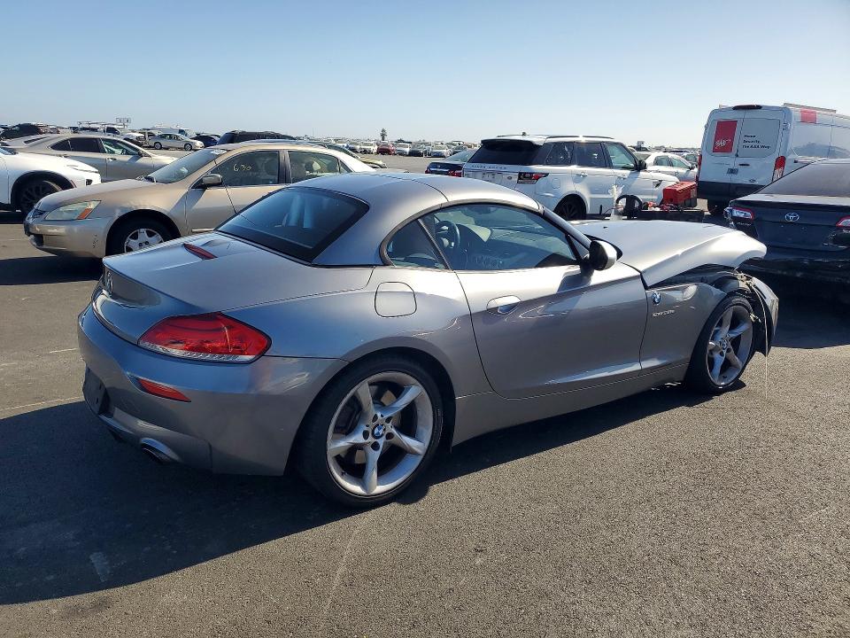 2011 BMW Z4 VIN WBALM1C51BE633558 COPART salvage auction — FRONT END, CA - SALVAGE CERTIFICATE, sold $80 on 2026-07-27 (photo 3)