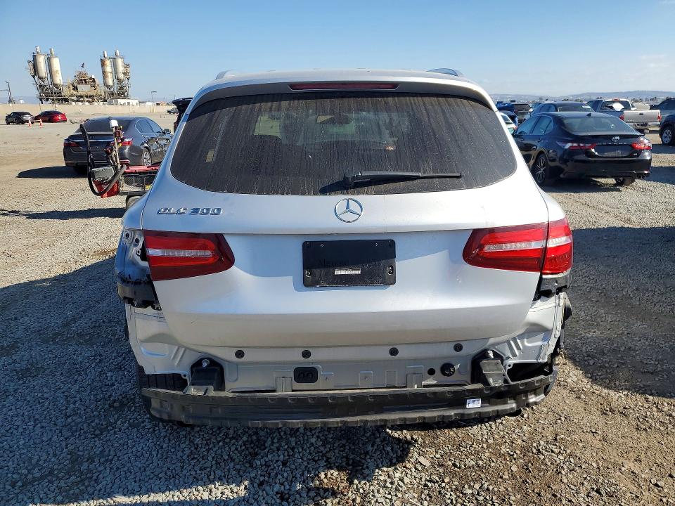 2017 Mercedes-benz Glc VIN WDC0G4JBXHF132737 COPART salvage auction — REAR END, Ca - Salvage Certificate, sold $5,500 on 2026-07-02 (photo 6)