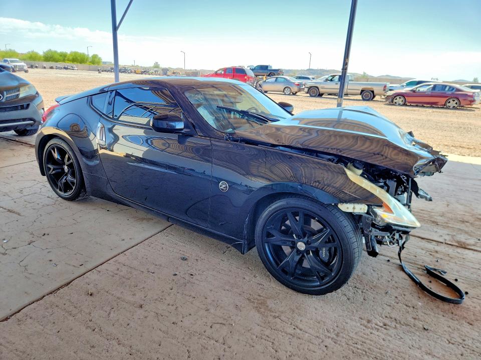 2009 Nissan 370z VIN JN1AZ44EX9M409333 COPART salvage auction — FRONT END, Az - Cert Of Title - Salvage, sold $1,750 on 2026-07-09 (photo 4)