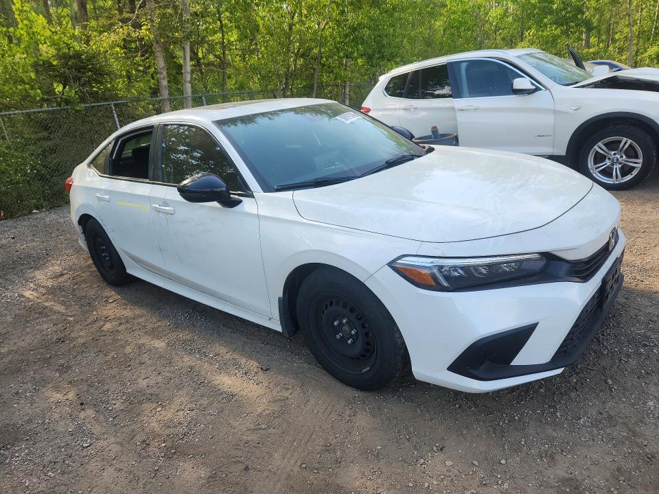 2022 Honda Civic VIN 2HGFE2F58NH118652 COPART salvage auction — VANDALISM, On - Permit No Brand - Unfit, sold $9,200 on 2026-07-28 (photo 4)
