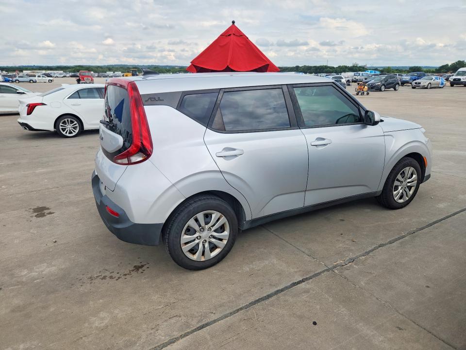 2020 Kia Soul VIN KNDJ23AU9L7073509 COPART salvage auction — HAIL, Tx - Certificate Of Title, sold $3,550 on 2026-07-27 (photo 3)