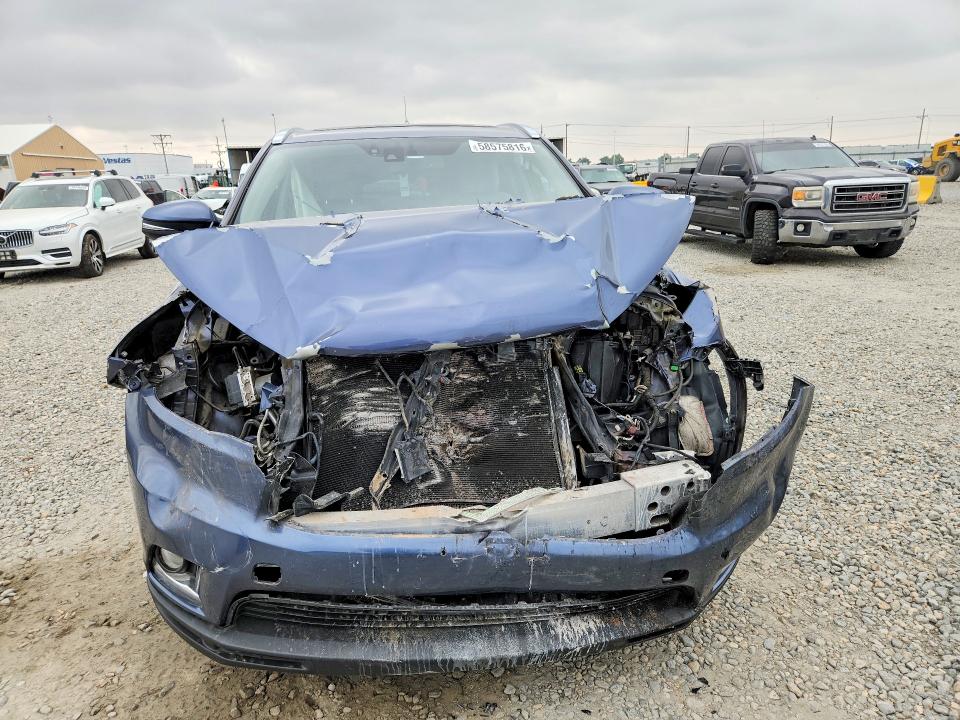 2016 Toyota Highlander VIN 5TDDKRFH8GS307811 COPART salvage auction — FRONT END, Co - Public - Salvage Title, sold $4,650 on 2026-07-28 (photo 5)