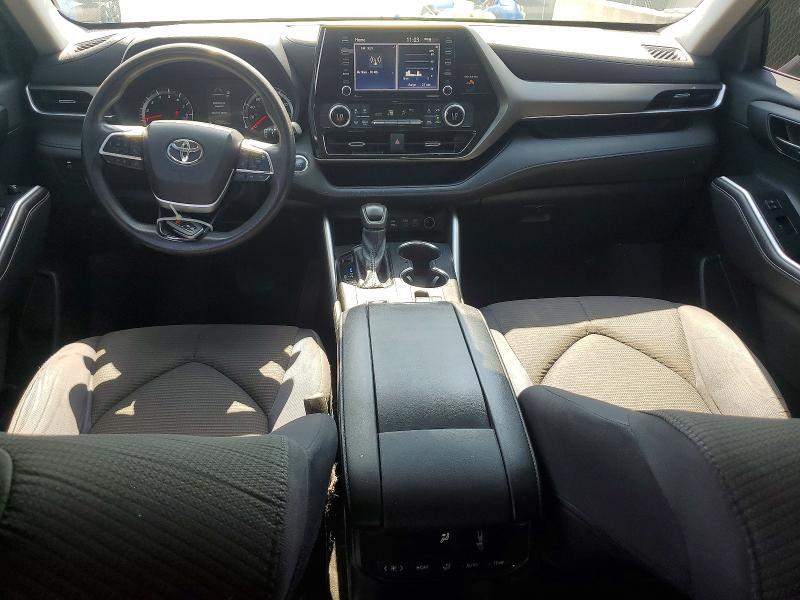 2022 Toyota Highlander VIN 5TDCZRAH7NS546164 COPART salvage auction — MINOR DENT/SCRATCHES, Fl - Certificate Of Title, sold $18,300 on 2026-07-28 (photo 8)