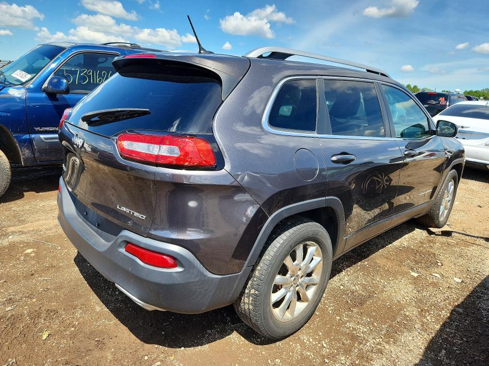 2015 Jeep Cherokee VIN 1C4PJMDS1FW646474 COPART salvage auction — MECHANICAL, IL - CERTIFICATE OF TITLE, sold $800 on 2026-07-02 (photo 3)