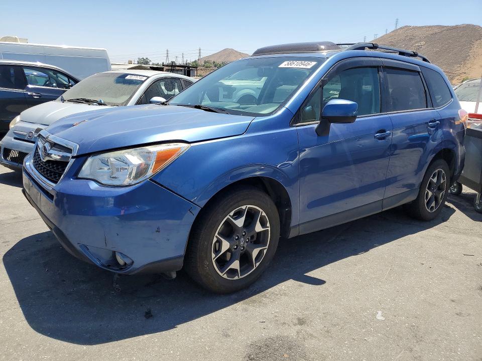 2015 Subaru Forester VIN JF2SJADC9FH577265 COPART salvage auction — FRONT END, Ca - Salvage Certificate, sold $850 on 2026-07-09 (photo 1)