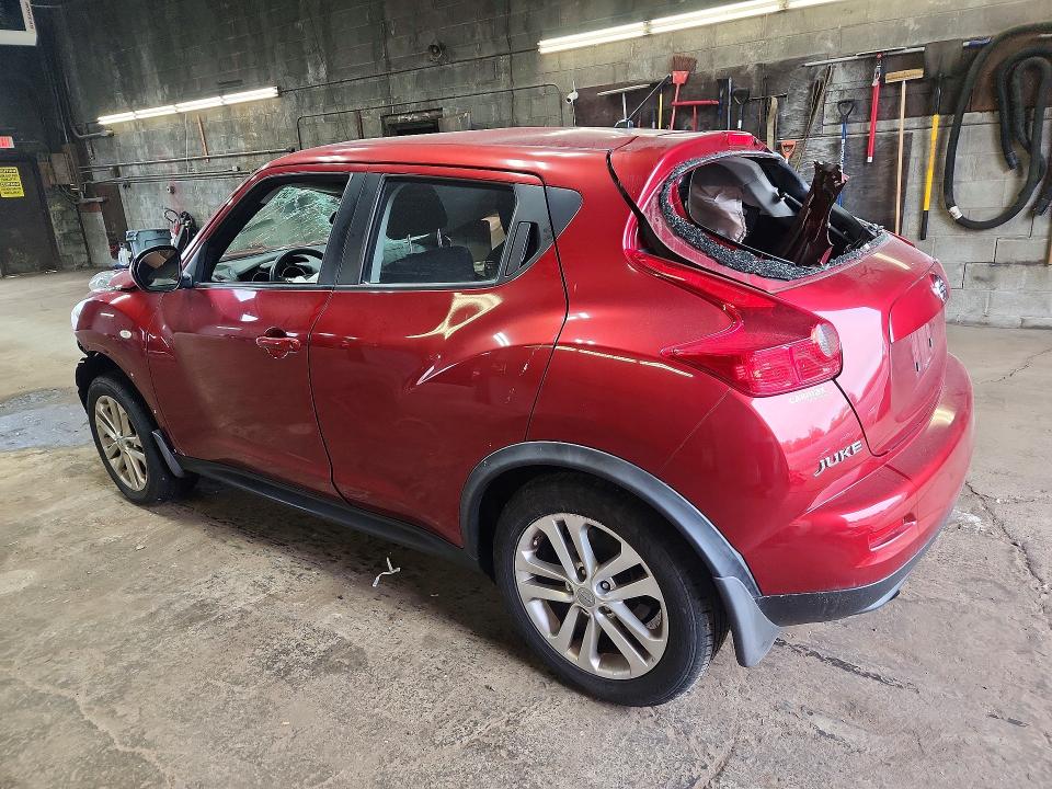 2013 Nissan Juke VIN JN8AF5MV5DT213749 COPART salvage auction — FRONT END, Ny - Mv-907A Salvage Certificate, sold $750 on 2026-07-06 (photo 2)