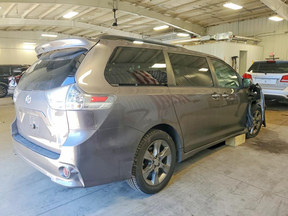 2014 Toyota VIN 5TDXK3DC9ES466674 COPART salvage auction — FRONT END, Mn - Cert Of Title-Prior Salvage, sold $1,550 on 2026-07-07 (photo 3)