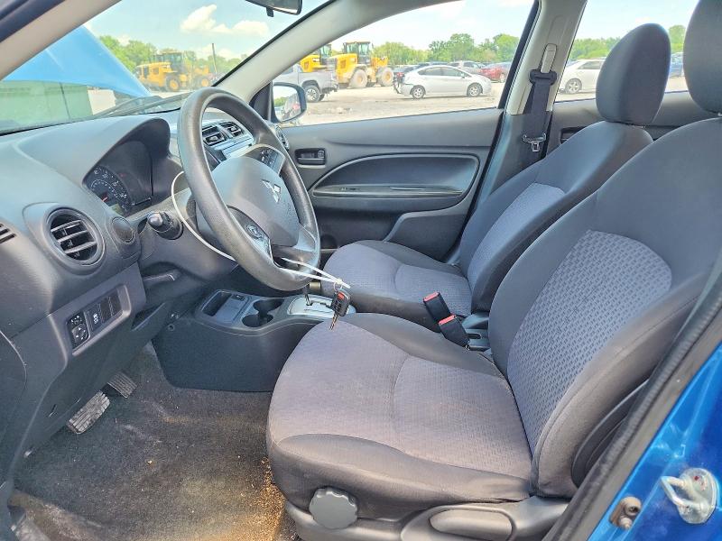 2019 Mitsubishi Mirage VIN ML32A3HJ3KH014292 COPART salvage auction — FRONT END, Il - Salvage Certificate, sold $1,050 on 2026-07-27 (photo 7)