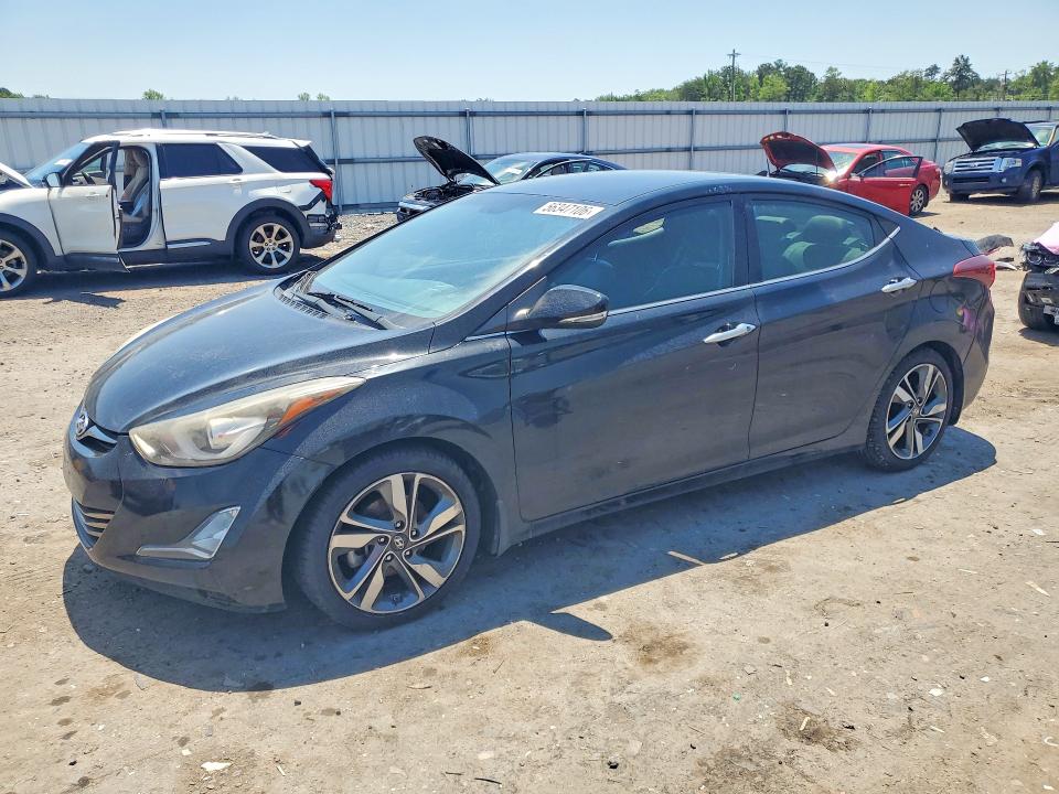 2015 Hyundai VIN KMHDH4AE5FU322996 COPART salvage auction — VANDALISM, Va - Cert Of Title - Salvage, sold $750 on 2026-07-29 (photo 1)