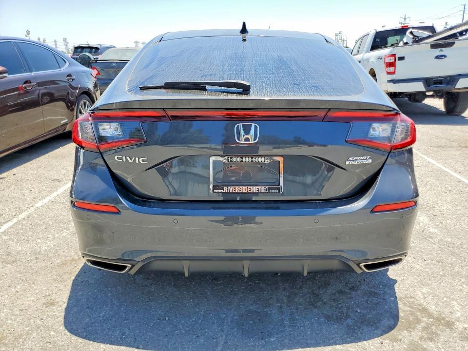 2023 Honda Civic VIN 19XFL1H88PE000296 COPART salvage auction — INTERIOR BURN, Ca - Salvage Certificate, sold $6,400 on 2026-07-02 (photo 6)