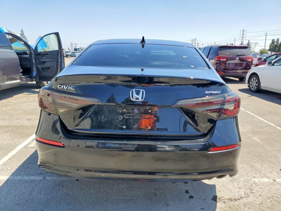 2025 Honda Civic VIN 2HGFE2F51SH536613 COPART salvage auction — FRONT END, Ca - Cert Of Title-Salvaged, sold $7,200 on 2026-07-02 (photo 6)