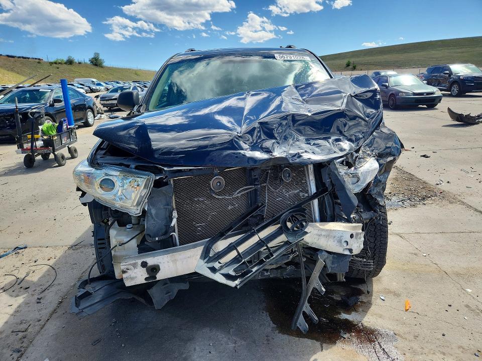 2011 Toyota Highlander VIN 5TDBK3EHXBS071208 COPART salvage auction — FRONT END, Co - Salvage Title, sold $1,500 on 2026-07-13 (photo 5)