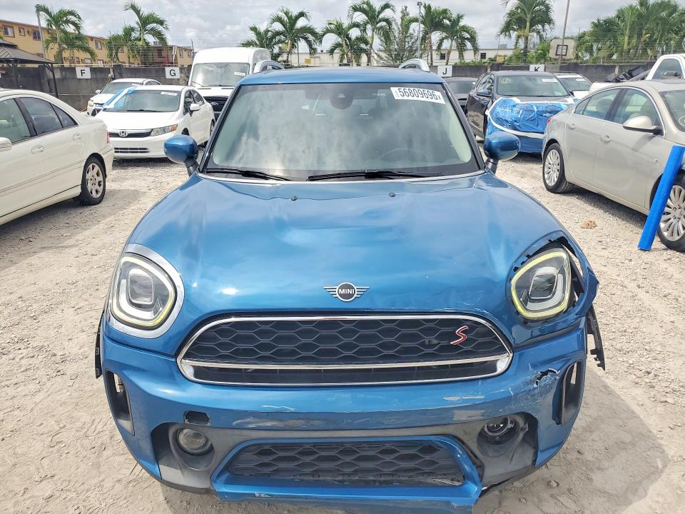 2021 Mini Cooper VIN WMZ53BR09M3M77316 COPART salvage auction — FRONT END, Fl - Cert Of Title Slvg Rebuildable, sold $3,650 on 2026-07-10 (photo 5)