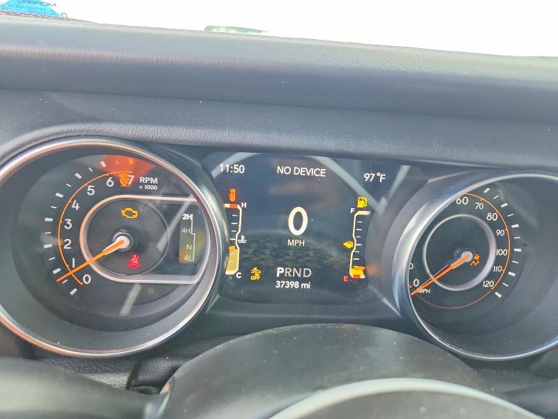 2020 Jeep Wrangler / VIN 1C4HJXEG7LW297476 COPART salvage auction — FRONT END, Tx - Salvage Vehicle Title, sold $12,100 on 2026-07-09 (photo 9)