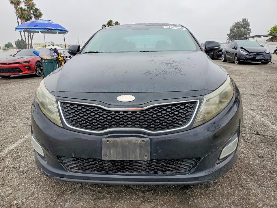 2014 Kia Optima VIN 5XXGM4A77EG265347 COPART salvage auction — FRONT END, Ca - Dis/Dlr/Exp Only Clean Title, sold $650 on 2026-07-10 (photo 5)