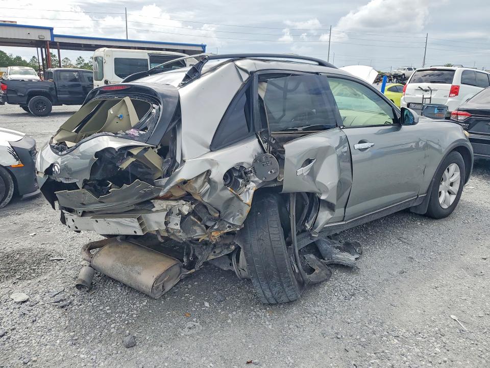 2004 Infiniti Fx VIN JNRAS08U64X101112 COPART salvage auction — REAR END, Fl - Certificate Of Destruction, sold $600 on 2026-07-10 (photo 3)