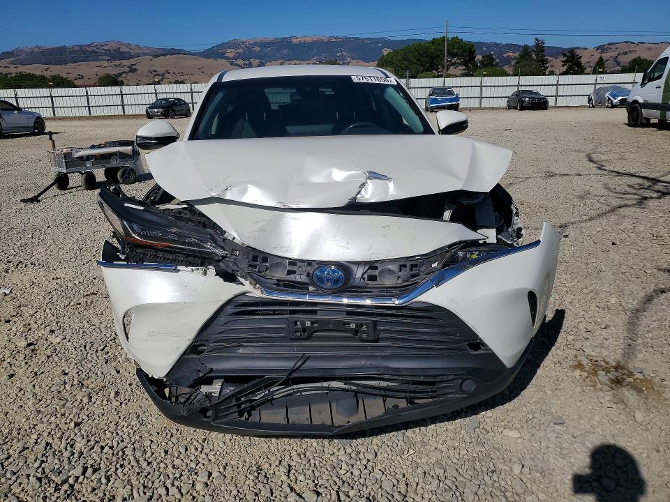 2021 Toyota Venza VIN JTEAAAAH1MJ034875 COPART salvage auction — FRONT END, Ca - Salvage Certificate, sold $7,600 on 2026-07-14 (photo 5)