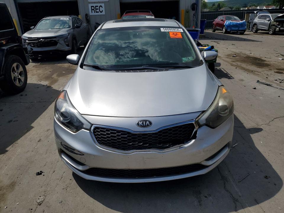 2014 Kia Forte VIN KNAFX4A68E5165074 COPART salvage auction — FRONT END, Mt - Certificate Of Title, sold $1,350 on 2026-07-15 (photo 5)