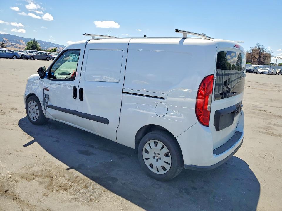 2016 Ram Promaster city VIN ZFBERFBT2G6C18895 COPART salvage auction — SIDE, CA - SALVAGE CERTIFICATE, sold $750 on 2026-07-22 (photo 2)