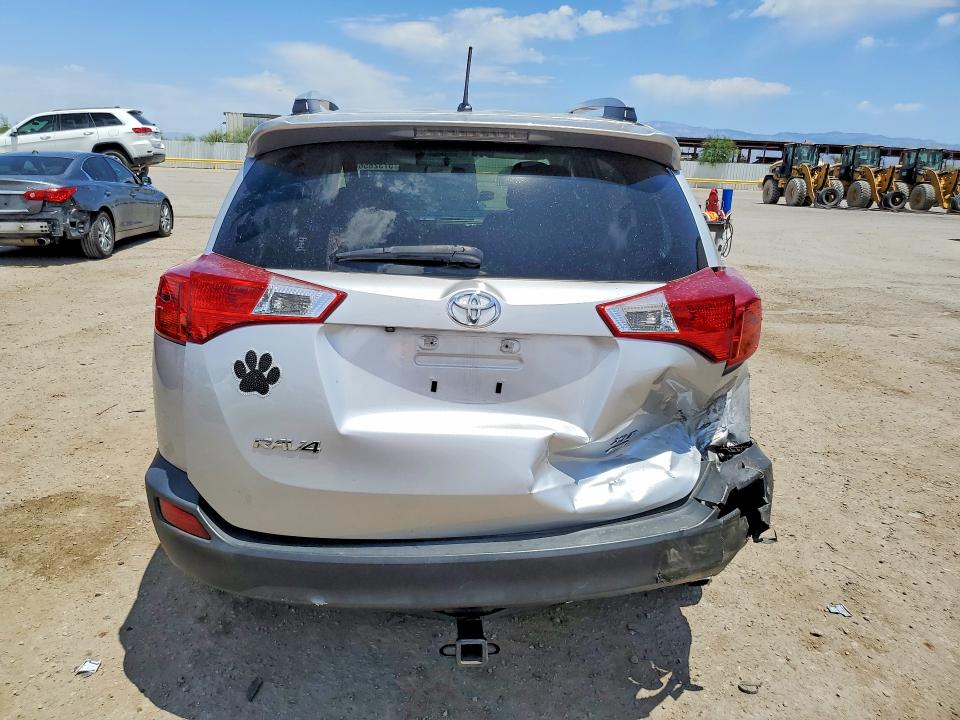 2013 Toyota Rav 4 VIN JTMRFREV0DD031634 COPART salvage auction — REAR END, Az - Cert Of Title - Salvage, sold $3,850 on 2026-07-31 (photo 6)