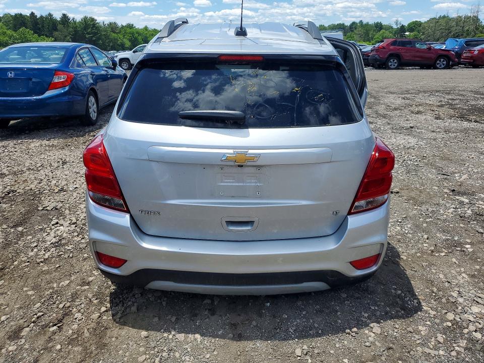 2020 Chevrolet Trax VIN KL7CJLSB2LB019505 COPART salvage auction — SIDE, Md - Cert Of Salvage > 75% Damage, sold $1,050 on 2026-07-27 (photo 6)