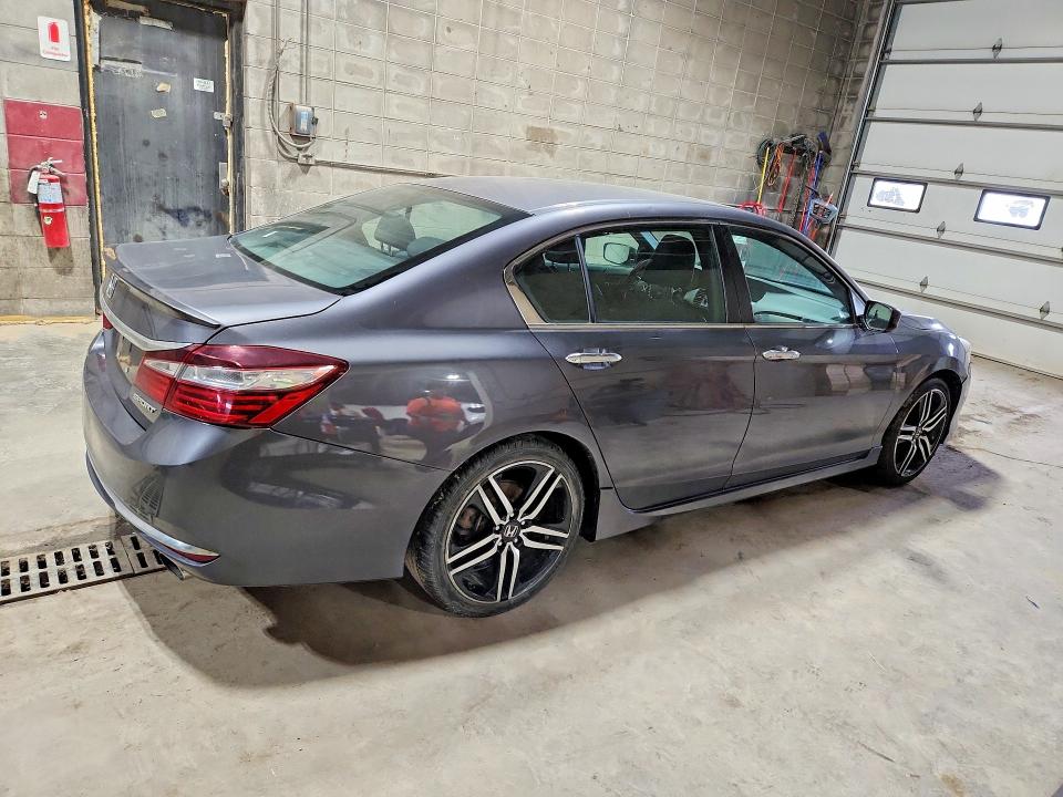 2016 Honda Accord VIN 1HGCR2F50GA212582 COPART salvage auction — MECHANICAL, Mn - Certificate Of Title, sold $5,500 on 2026-07-09 (photo 3)