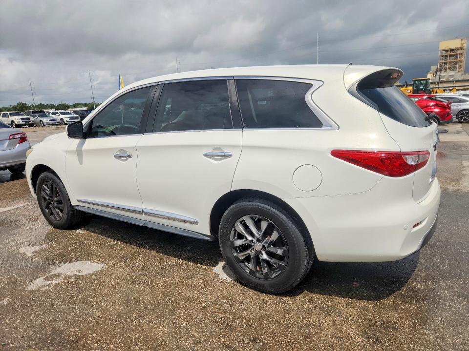 2013 Infiniti Jx35 VIN 5N1AL0MN3DC334816 COPART salvage auction — MINOR DENT/SCRATCHES, La - Permit To Sell (P), sold $625 on 2026-07-08 (photo 2)