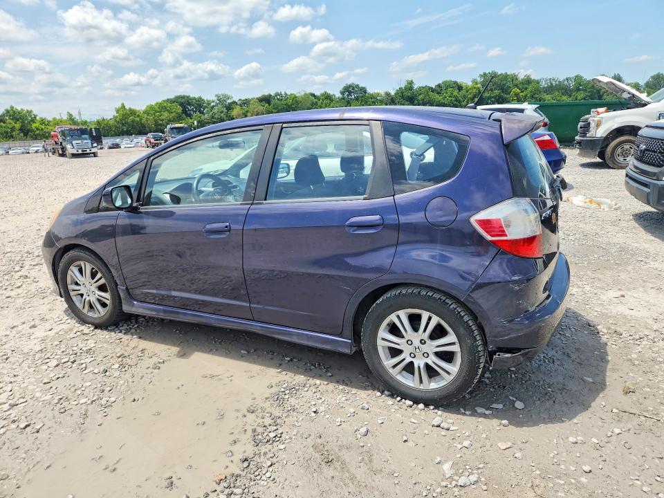 2010 Honda Fit VIN JHMGE8H47AC016457 COPART salvage auction — REAR END, Al - Cert Of Title-Salvage Title, sold $725 on 2026-07-07 (photo 2)