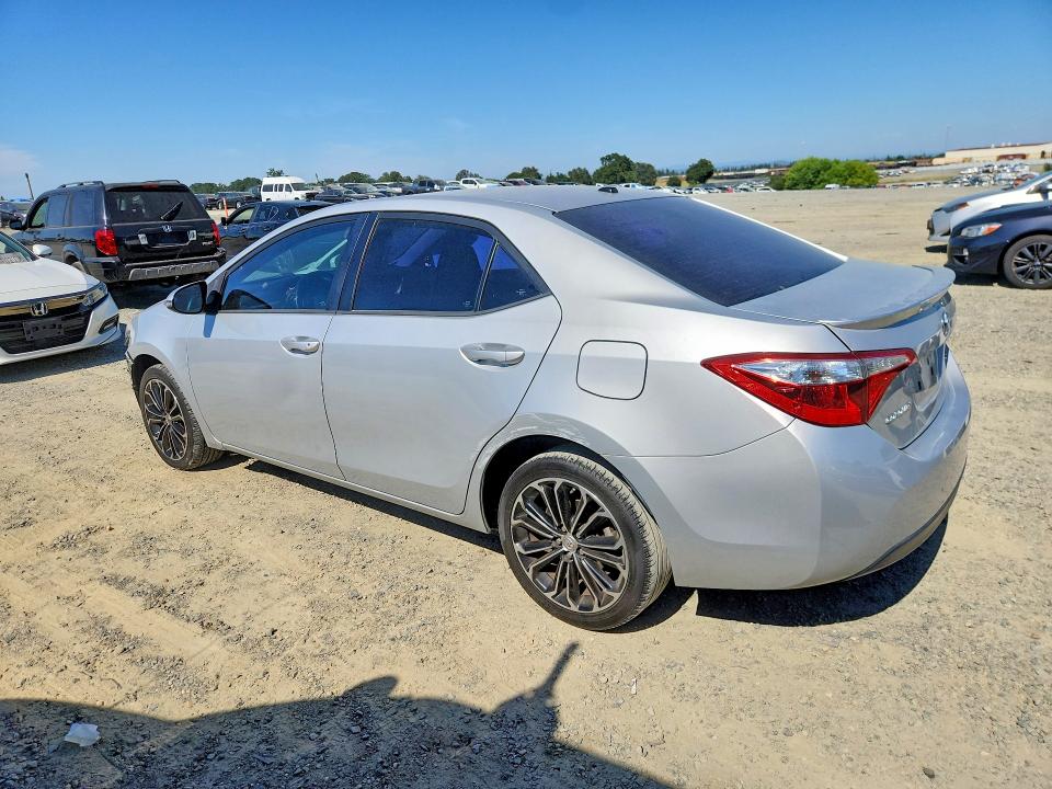 2015 Toyota Corolla VIN 5YFBURHE7FP251064 COPART salvage auction — FRONT END, Ca - Salvage Certificate, sold $3,450 on 2026-07-07 (photo 2)