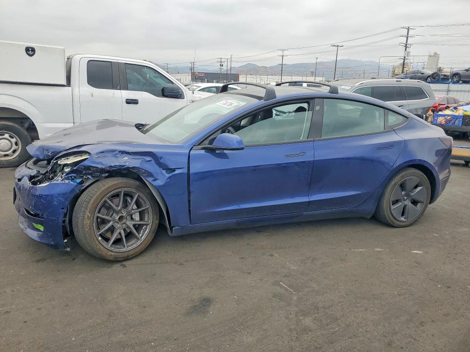 2022 Tesla Model 3 VIN 5YJ3E1EA2NF294922 COPART salvage auction — FRONT END, Ca - Salvage Certificate, sold $6,100 on 2026-07-20 (photo 1)