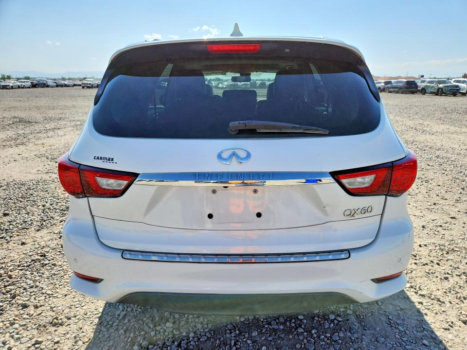 2017 Infiniti Qx60 VIN 5N1DL0MM2HC553213 COPART salvage auction — REAR END, Co - Certificate Of Title, sold $3,750 on 2026-07-09 (photo 6)