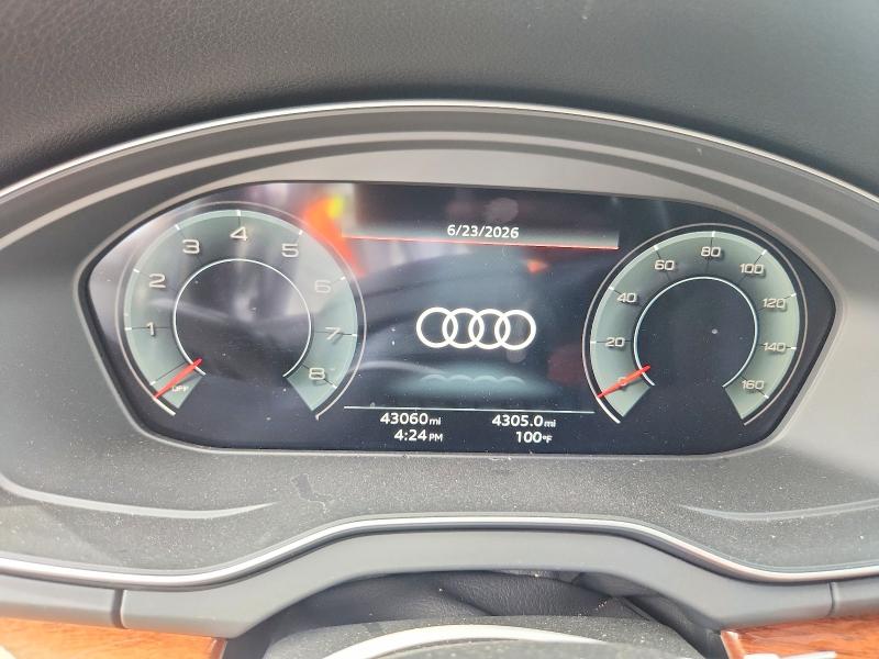 2023 Audi VIN WA1EAAFY8P2113533 COPART salvage auction — WATER/FLOOD, Tx - Salvage Title-Flood Damage, sold $9,800 on 2026-07-30 (photo 9)