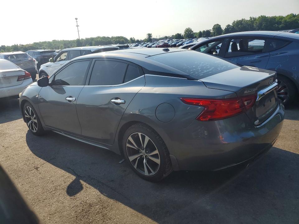 2017 Nissan Maxima VIN 1N4AA6AP1HC395791 COPART salvage auction — WATER/FLOOD, Pa - Cert Of Salvage-W=Flood Veh, sold $2,100 on 2026-07-09 (photo 2)