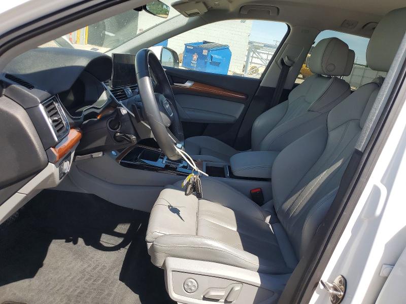 2022 Audi Q5 VIN WA1G2AFY4N2100359 COPART salvage auction — FRONT END, Ia - Cert Of Title-Salvage Title, sold $250 on 2026-07-29 (photo 7)