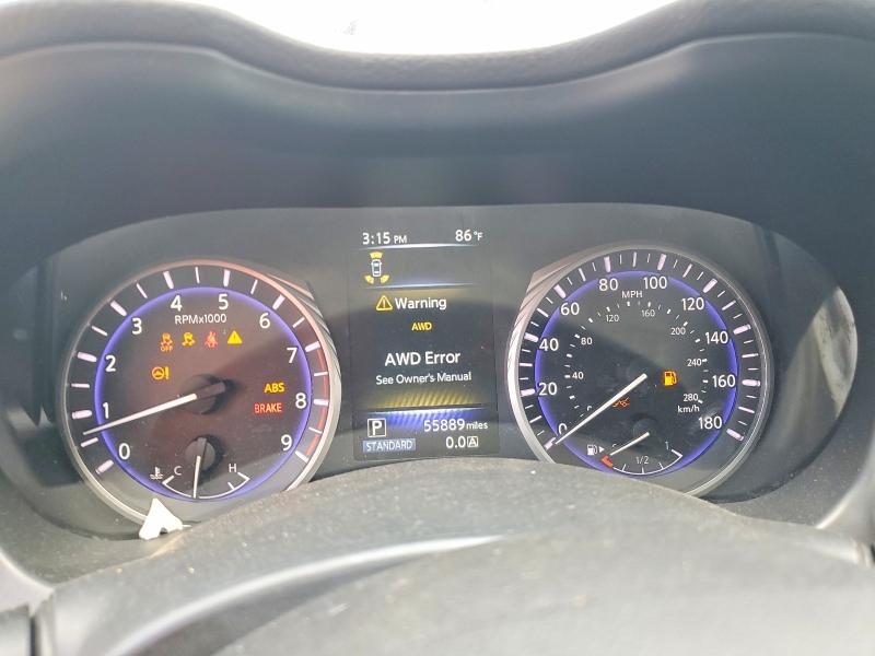 2016 Infiniti Q50 VIN JN1FV7ARXGM450696 COPART salvage auction — FRONT END, Pa - Cert Of Salvage-R=Reconstructe, sold $2,850 on 2026-07-28 (photo 9)