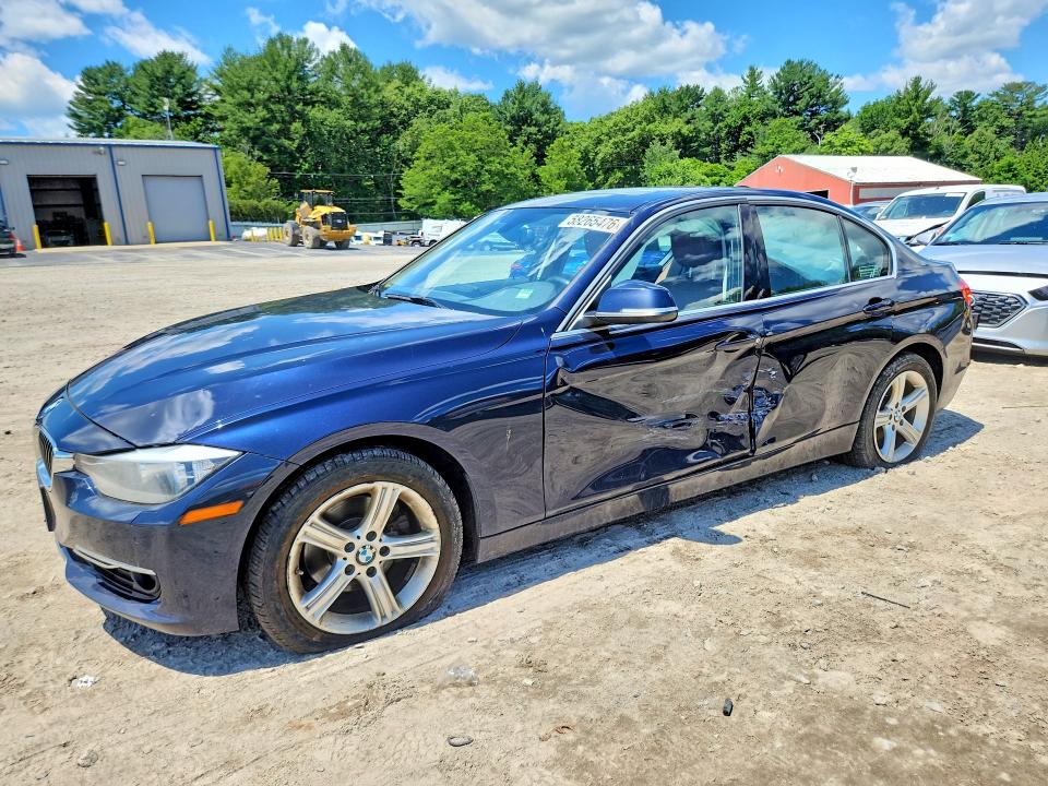 2015 BMW 3er VIN WBA3B5G56FNS16062 COPART salvage auction — SIDE, MA - CERTIFICATE OF TITLE, sold $2,050 on 2026-07-27 (photo 1)