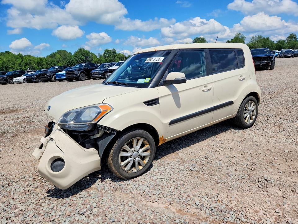 2013 Kia Soul VIN KNDJT2A64D7531676 COPART salvage auction — FRONT END, Ny - Mv-907A Salvage Certificate, sold $450 on 2026-07-08 (photo 1)