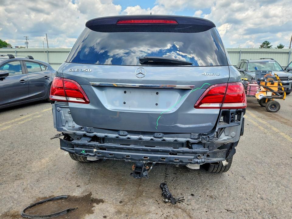 2017 Mercedes-benz Gle VIN 4JGDA5HB3HA879965 COPART salvage auction — REAR END, PA - CERTIFICATE OF SALVAGE, sold $11,900 on 2026-07-02 (photo 6)