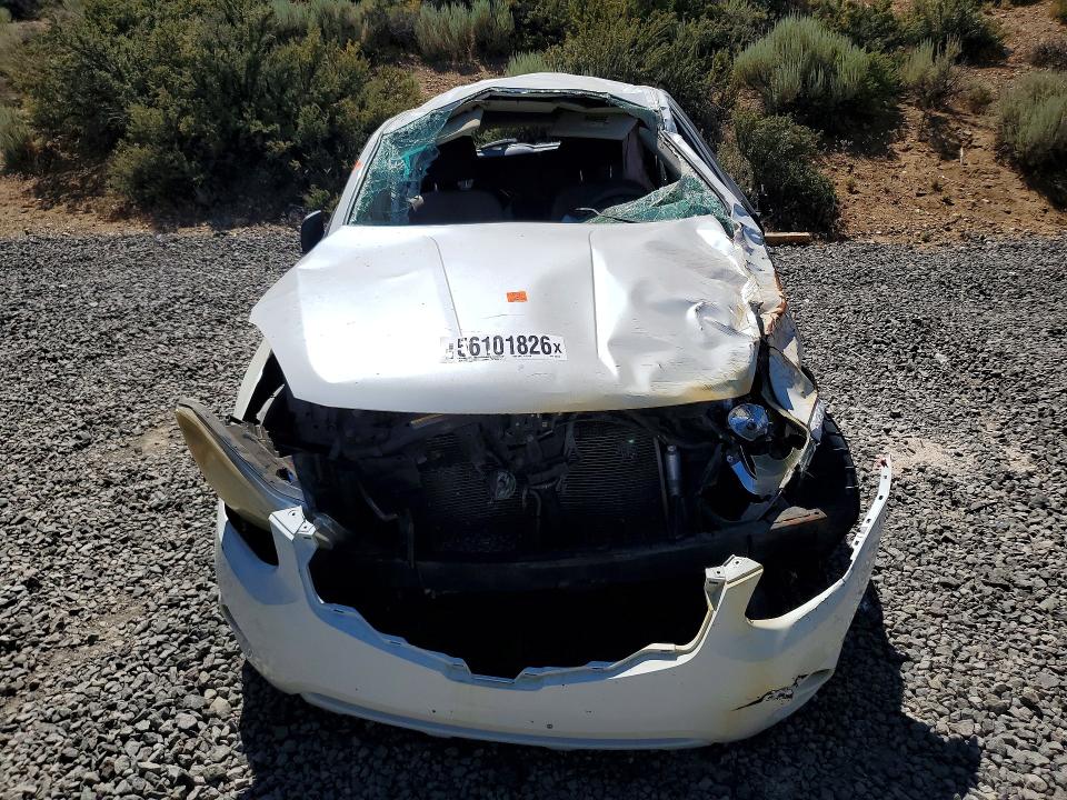 2012 Nissan VIN JN8AS5MV6CW405190 COPART salvage auction — ROLLOVER, Nv - Non-Repairable Vehicle Cert, sold $90 on 2026-07-09 (photo 5)