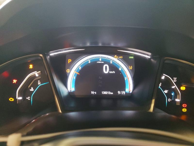 2018 Honda Civic VIN 2HGFC1F92JH107725 COPART salvage auction — FRONT END, Ns - Salvage Title, sold $5,700 on 2026-07-09 (photo 9)