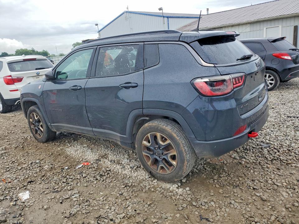 2017 Jeep Compass VIN 3C4NJDDB7HT597541 COPART salvage auction — FRONT END, Wv - Certificate Of Title (P), sold $3,200 on 2026-07-27 (photo 2)