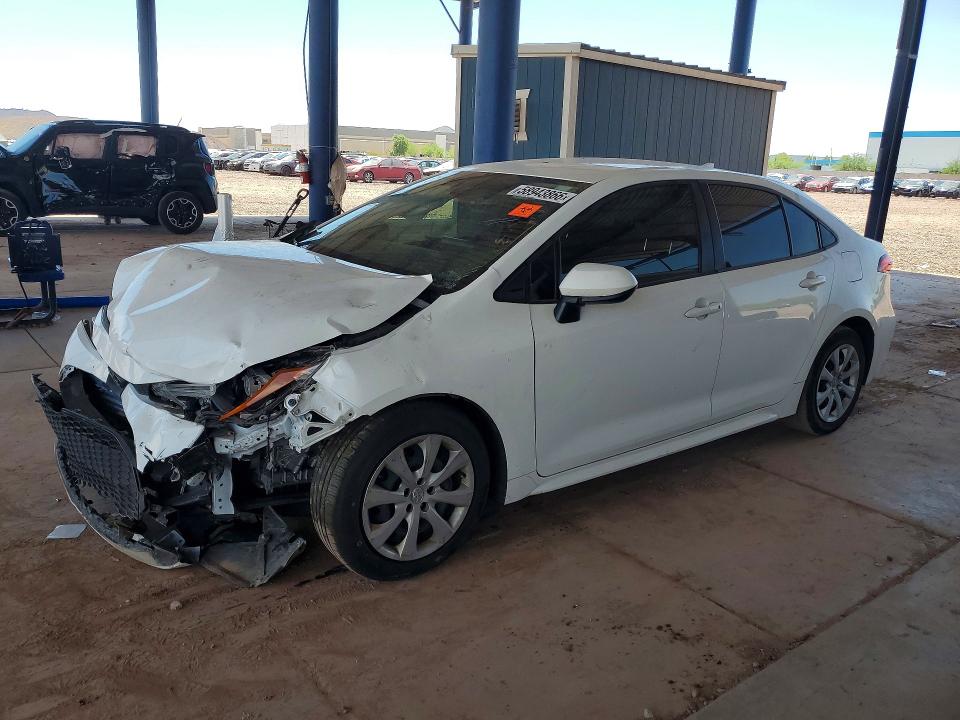 2022 Toyota Corolla VIN JTDEPMAE0N3025750 COPART salvage auction — FRONT END, Az - Cert Of Title - Salvage, sold $3,050 on 2026-07-16 (photo 1)