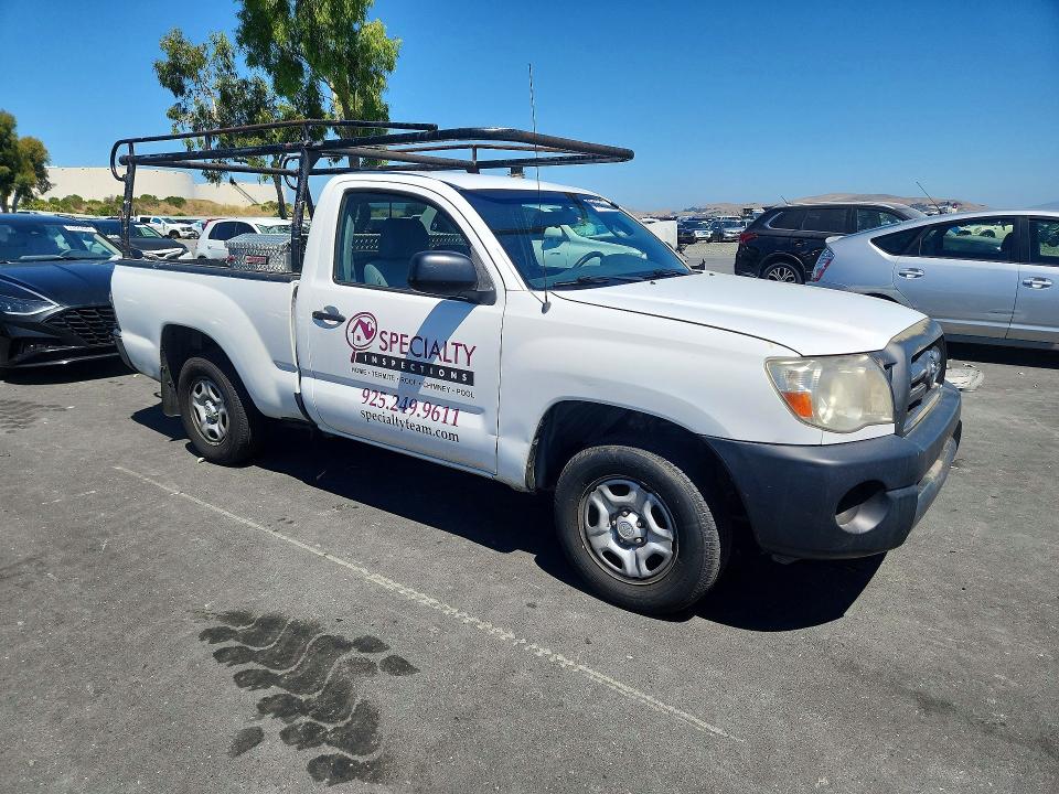 2009 Toyota Tacoma VIN 5TENX22N39Z593162 COPART salvage auction — MECHANICAL, CA - DLR/DIS/EXP ONLY SALVAGE TITLE, sold $2,600 on 2026-07-20 (photo 4)