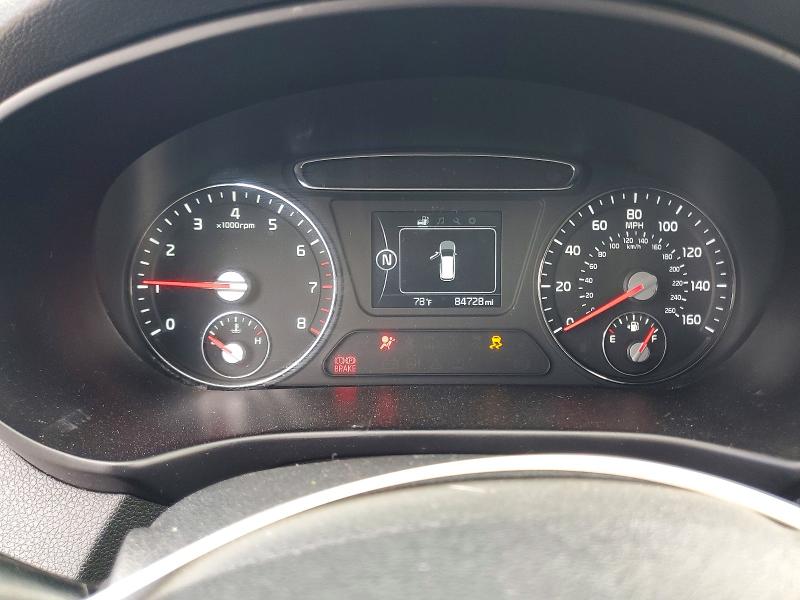 2017 Kia Sorento VIN 5XYPG4A38HG280797 COPART salvage auction — FRONT END, Ca - Acq Bos - Post Sale - Salvage, sold $950 on 2026-07-12 (photo 9)