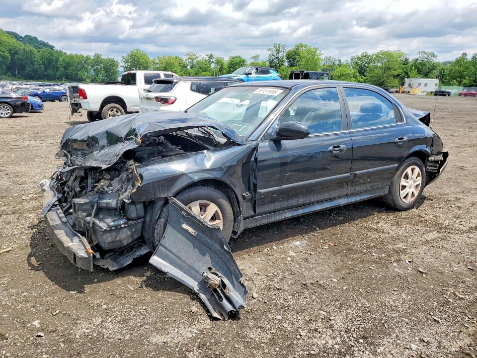 2004 Hyundai Sonata VIN KMHWF25SX4A049975 COPART salvage auction — FRONT END, NY - MV-907A SALVAGE CERTIFICATE, sold $450 on 2026-07-14 (photo 1)